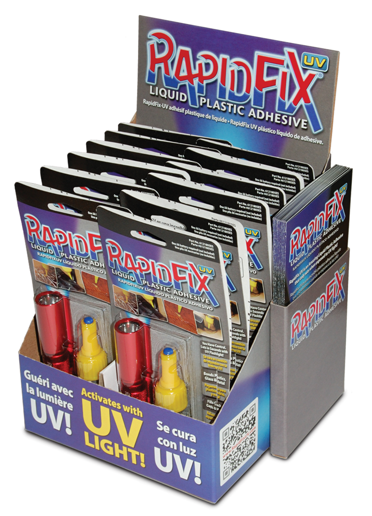 Counter Display - UV Adhesive with Flashlight